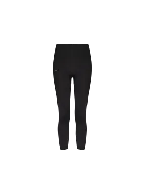 Women's Plant-Stretch Compressive 7/8 Leggings—Black