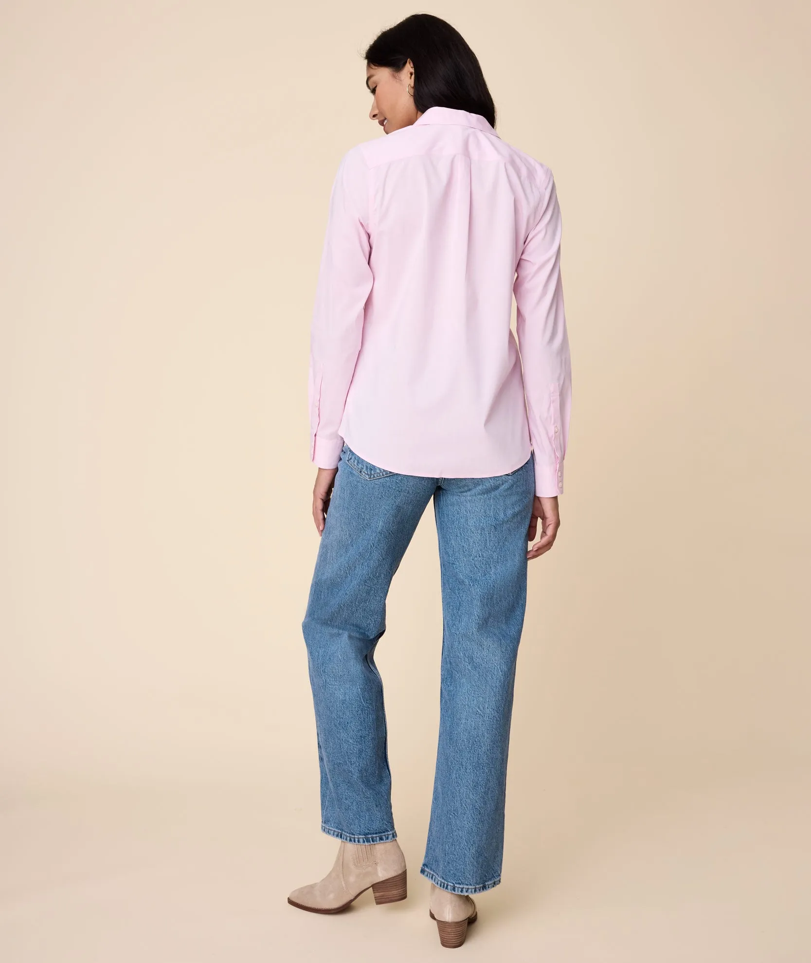 Wrinkle-Free Stretch Cotton Bella Shirt